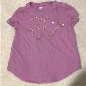 Girls - light purple t shirt
